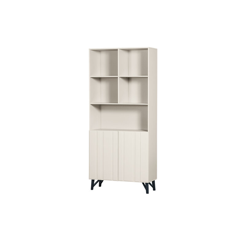 WOOOD-collectie Miller 2-deurs Opbergkast Grenen Dust [fsc]