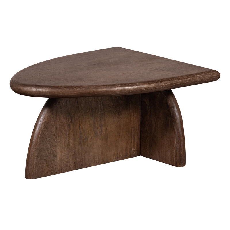 WOOOD-collectie Nalin Bijzettafel Mango Hout Walnoot 30x60x50cm