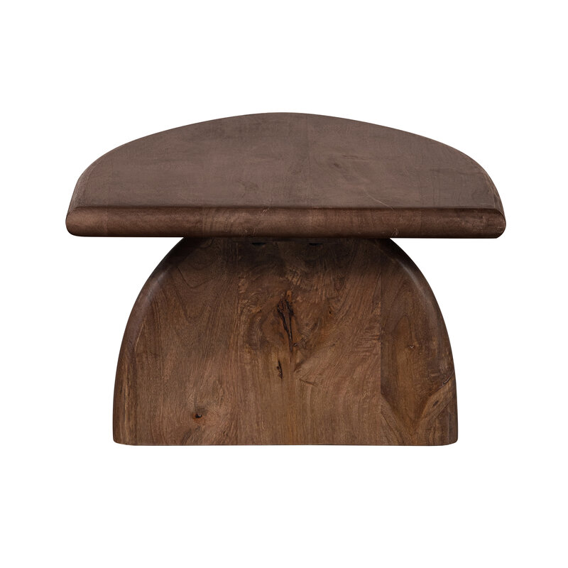 WOOOD-collectie Nalin Bijzettafel Mango Hout Walnoot 30x60x50cm