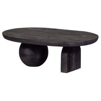 WOOOD Steppe Coffee Table Mango Wood Black WOOOD Steppe Coffee Table Mango Wood Black