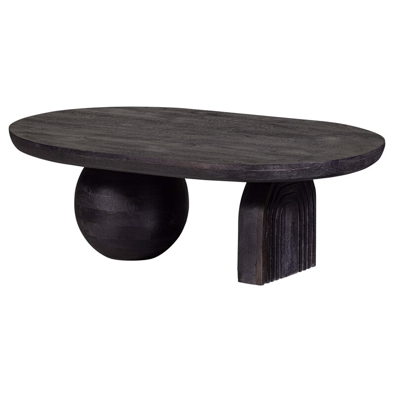 WOOOD Exclusive-collectie Steppe Salontafel Mango Hout Zwart