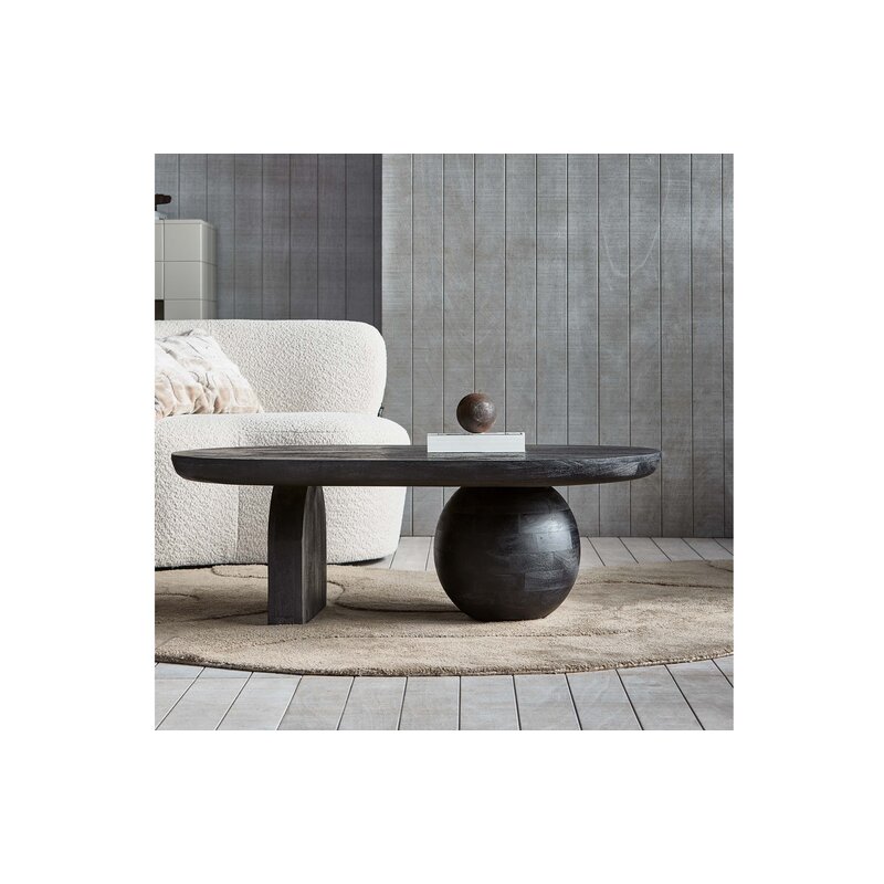 WOOOD-collectie Steppe Coffee Table Mango Wood Black