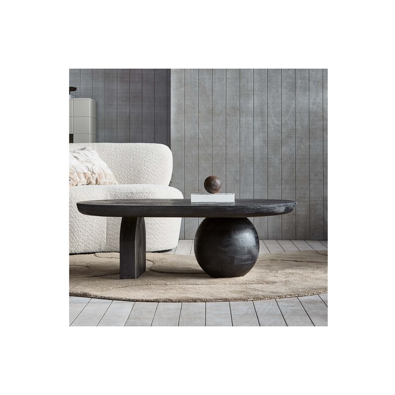 WOOOD Exclusive-collectie Steppe Salontafel Mango Hout Zwart