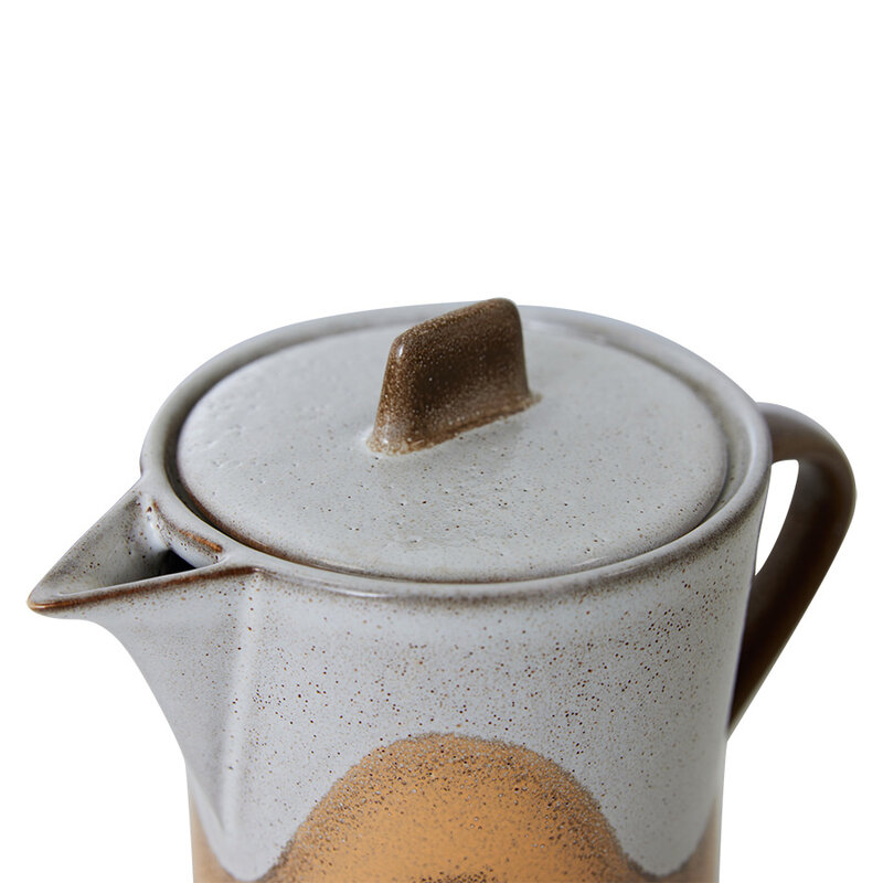 HKLIVING-collectie 70s ceramics: tea pot oasis