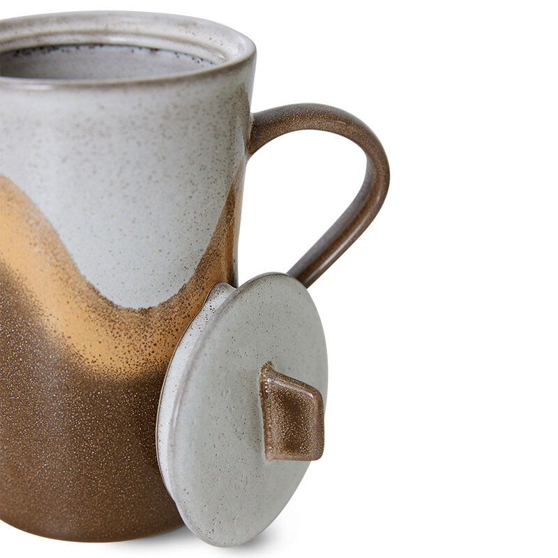 HKLIVING-collectie 70s ceramics: tea pot oasis