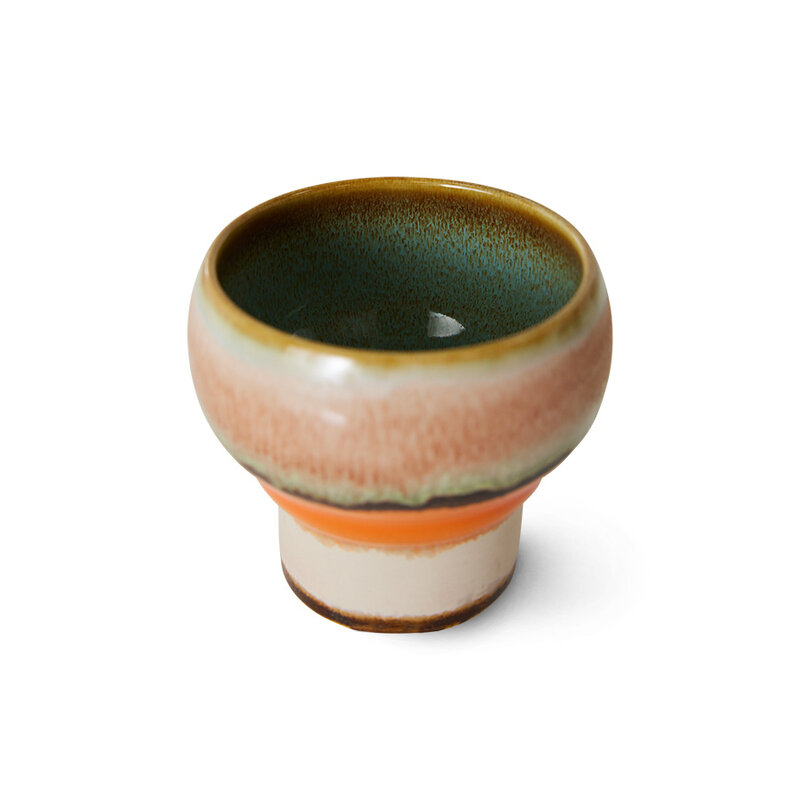 HKliving-collectie 70s ceramics: lungo mugs basalt (set of 2)
