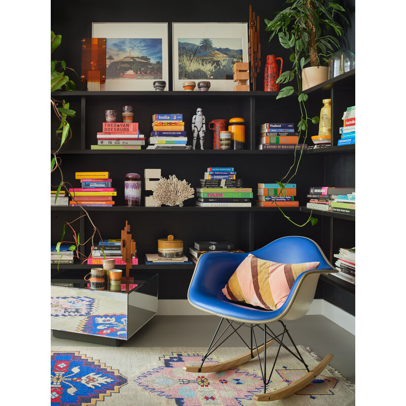 HKLIVING-collectie 70s ceramics: lungo mugs basalt (set of 2)