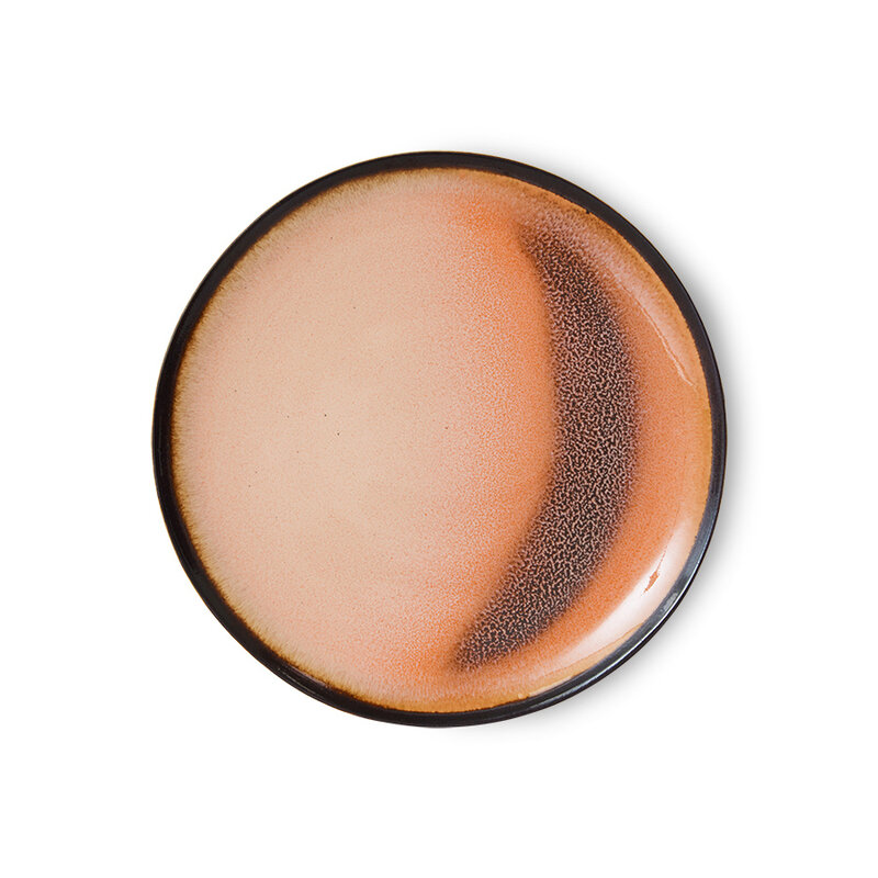 HKliving-collectie 70s ceramics: dessert plates horizon (set of 2)