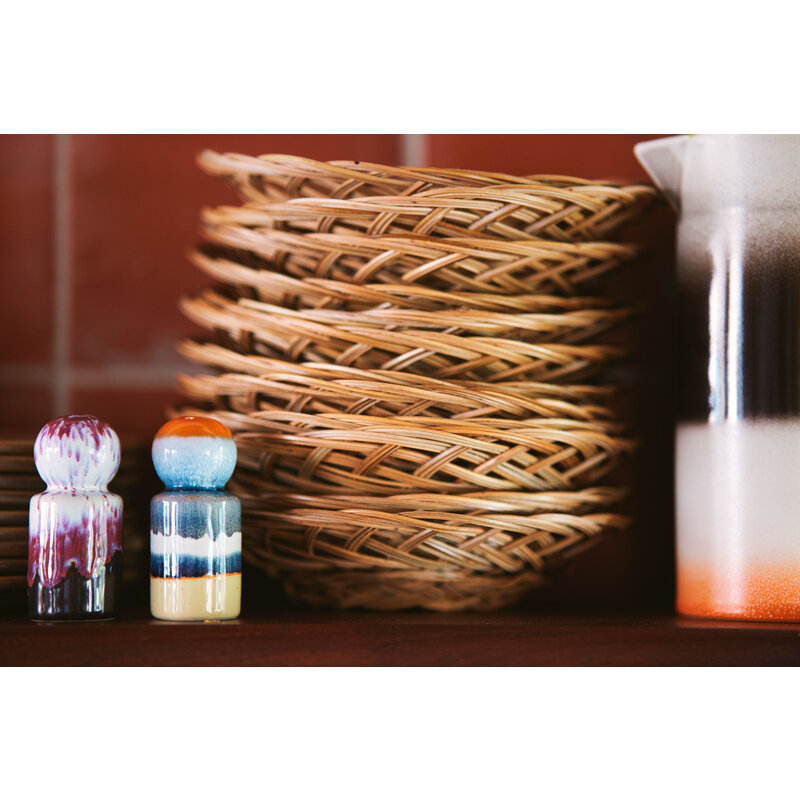 HKLIVING-collectie 70s ceramics: pepper & salt jar stargaze