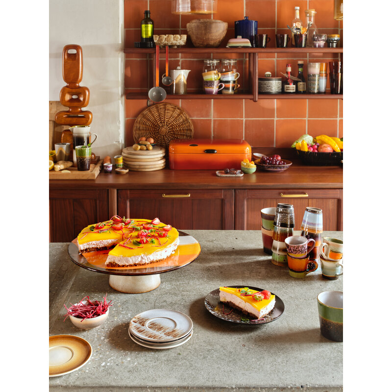 HKLIVING-collectie 70s ceramics: espresso mugs, retro (set of 4)