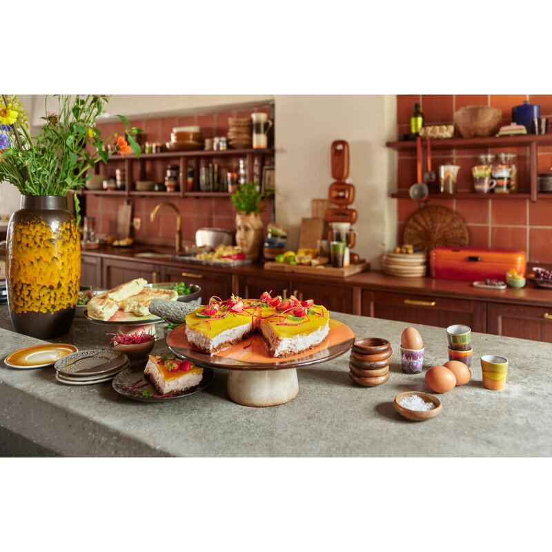 HKLIVING-collectie 70s servies: eierdopjes island (set of 4)