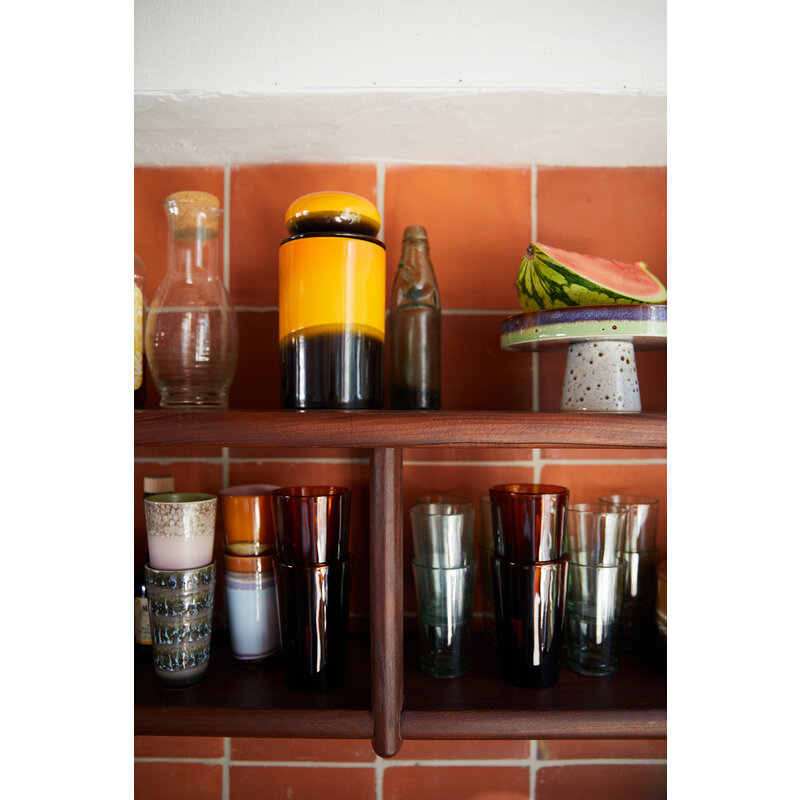 HKliving-collectie 70s servies: storage jar sunshine