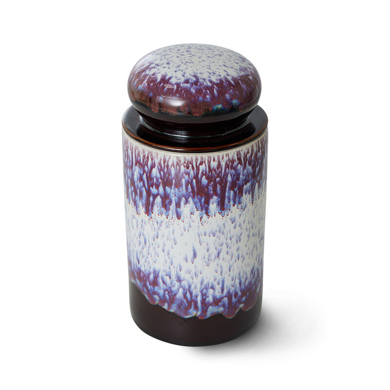 HKliving-collectie 70s servies: storage jar yeti