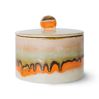 HKLIVING 70s ceramics: cookie jar, burst