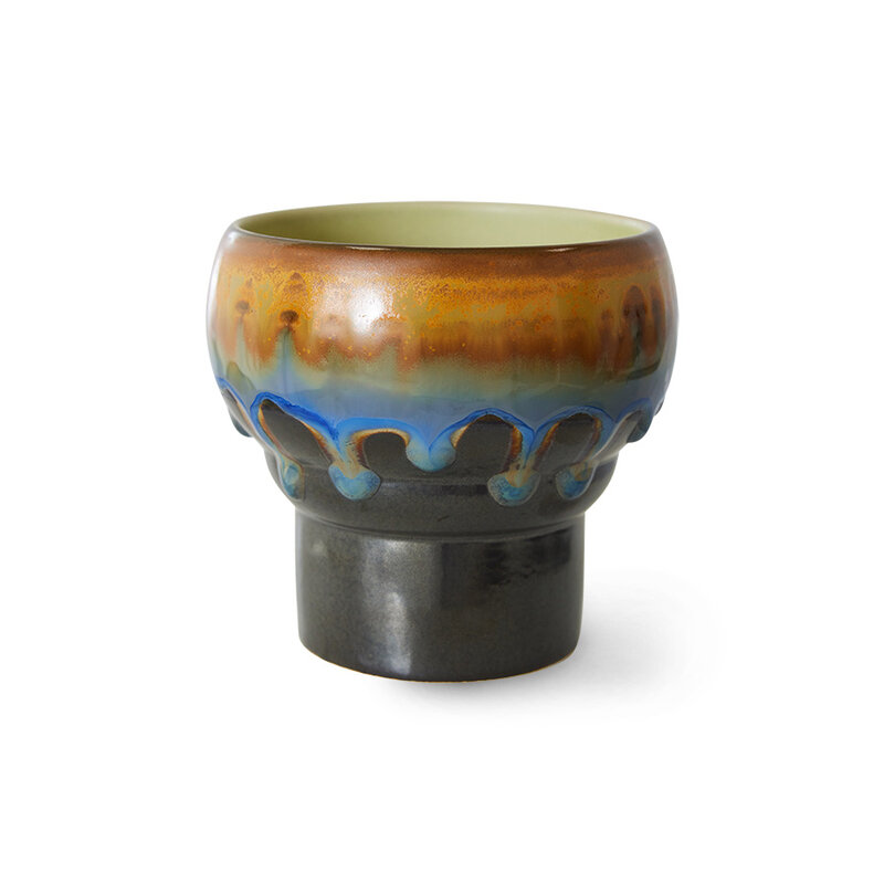HKLIVING-collectie 70s ceramics: lungo mugs, merge (set of 2)