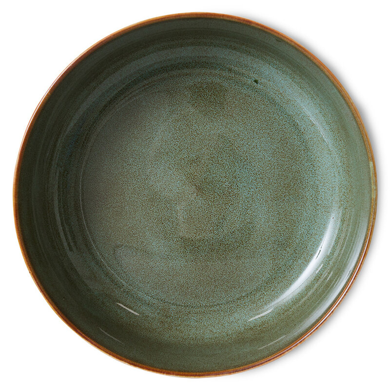 HKliving-collectie 70s ceramics: salad bowl, shore