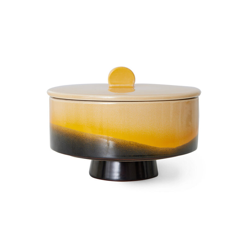 HKLIVING-collectie 70s servies: bonbon schaal sunshine