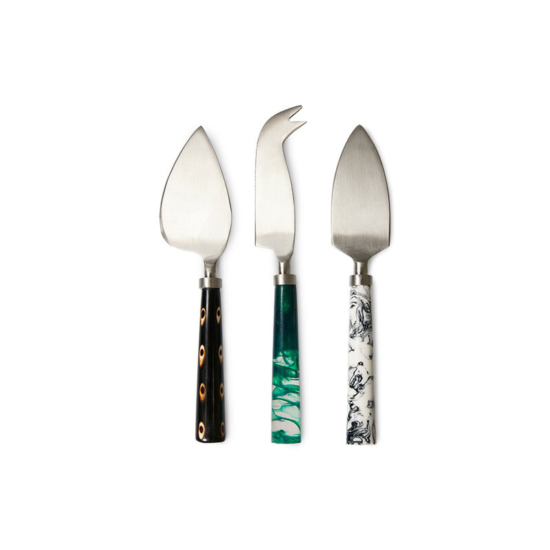 HKLIVING-collectie Cheese knives coast (set of 3)