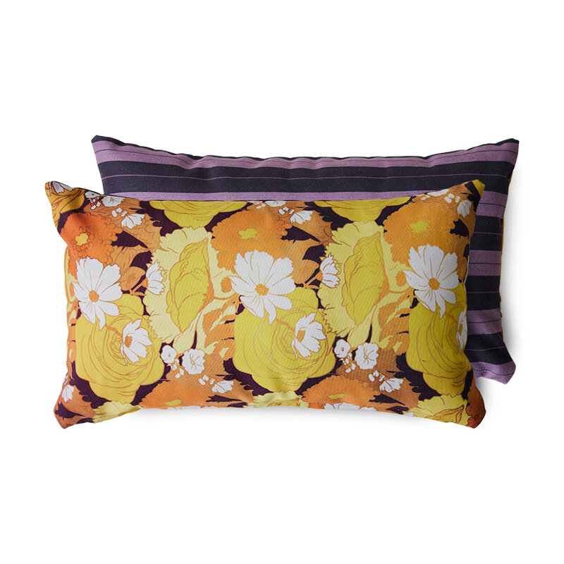 HKLIVING-collectie Printed cushion Bloom (60x35cm)