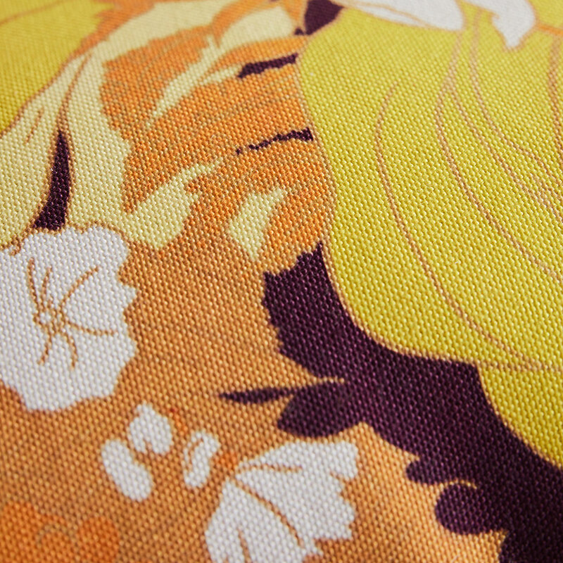 HKLIVING-collectie Bedrukt kussen Bloom (60x35cm)