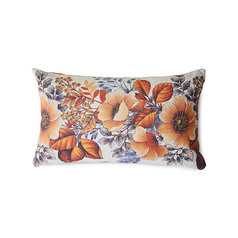 HKLIVING-collectie Printed cushion Botanic (60x35cm)