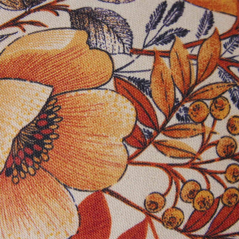 HKLIVING-collectie Bedrukt kussen Botanic (60x35cm)