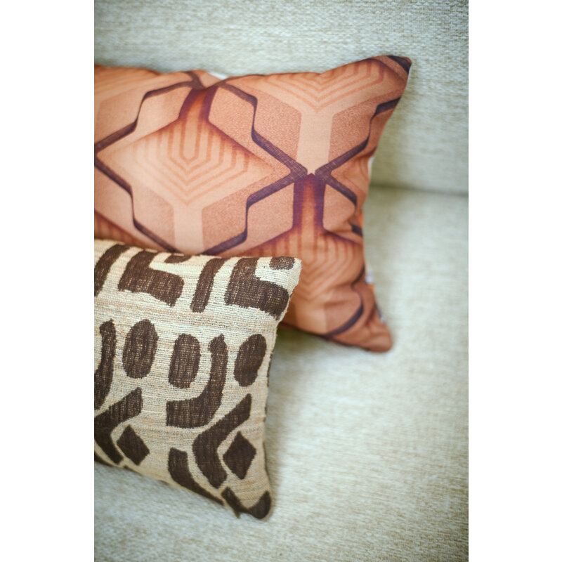 HKLIVING-collectie Silk cushion Rustic (40x25cm)