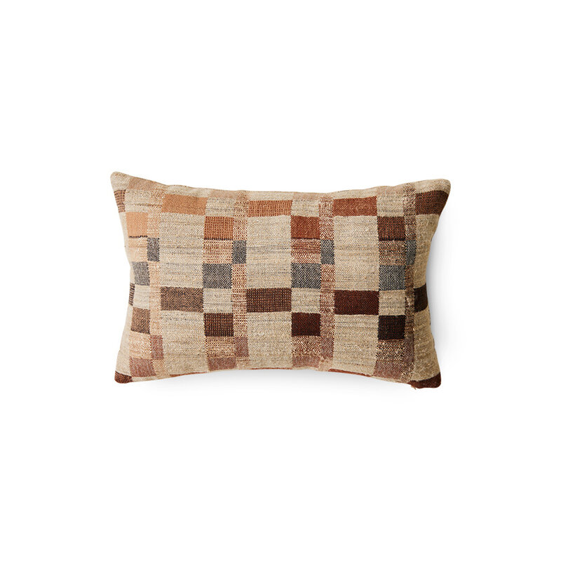 HKLIVING-collectie Zijden kussen LRural (40x25cm)