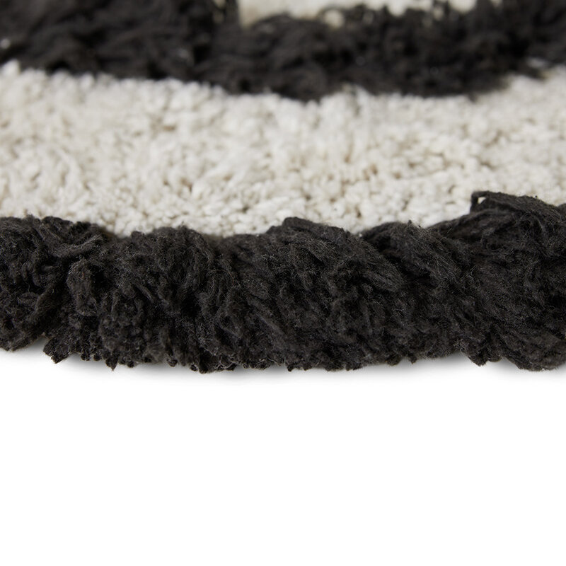 HKLIVING-collectie Round bath mat monochrome (ø80cm)