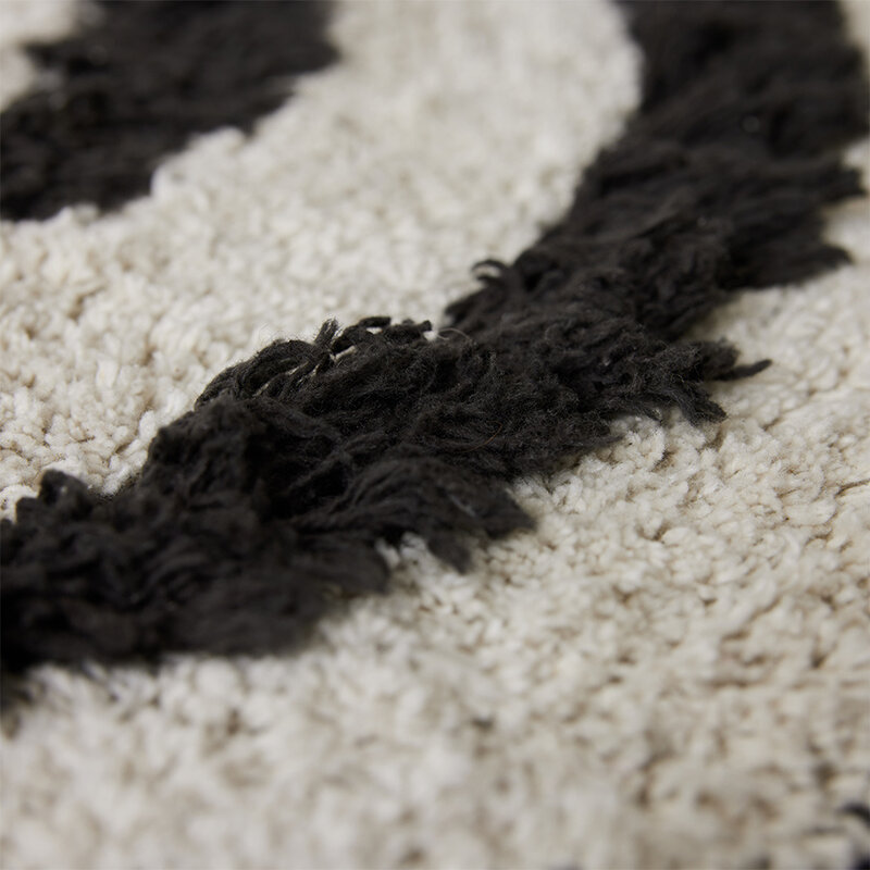 HKLIVING-collectie Round bath mat monochrome (ø80cm)