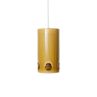 HKliving Ceramic pendant lamp Mustard