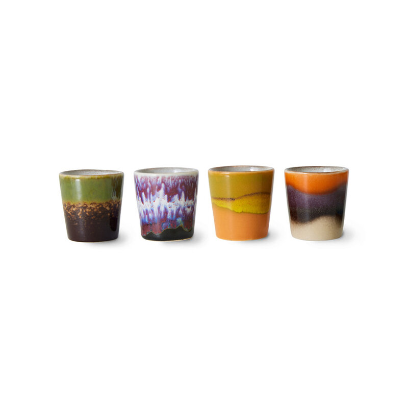 HKliving-collectie 70s ceramics: egg cups, island (set of 4)