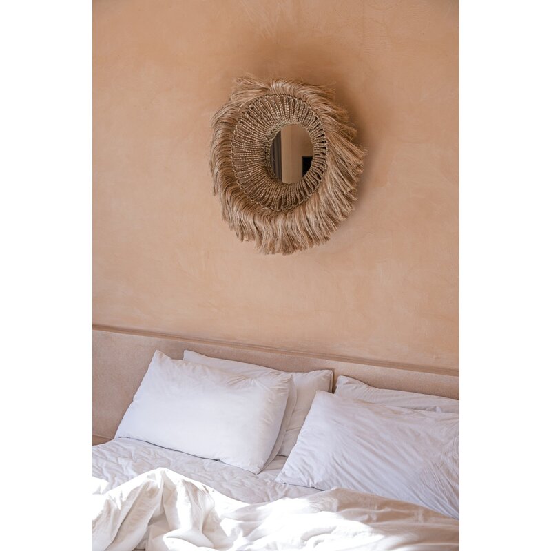 Bazar Bizar The Abaca Solomon Mirror - Natural