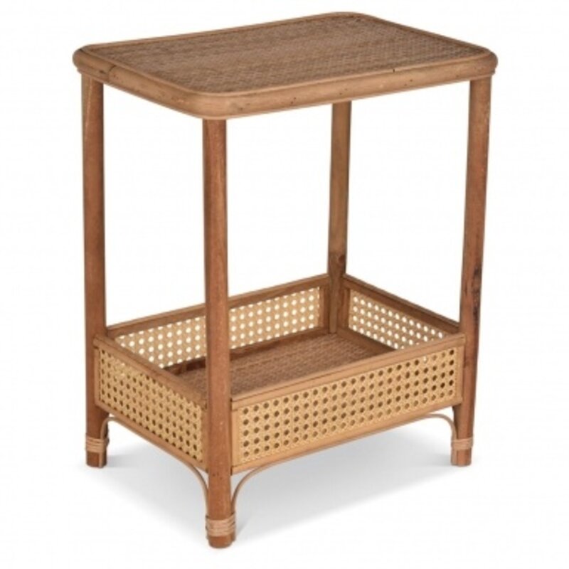 OPJET Bedside table Fred Rattan