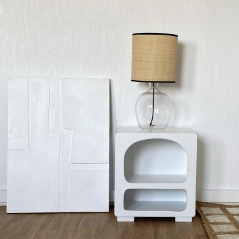 OPJET Bedside table White