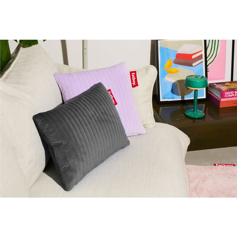 Fatboy-collectie Hotspot warmtekussen  Quadro Line Velvet Lilac