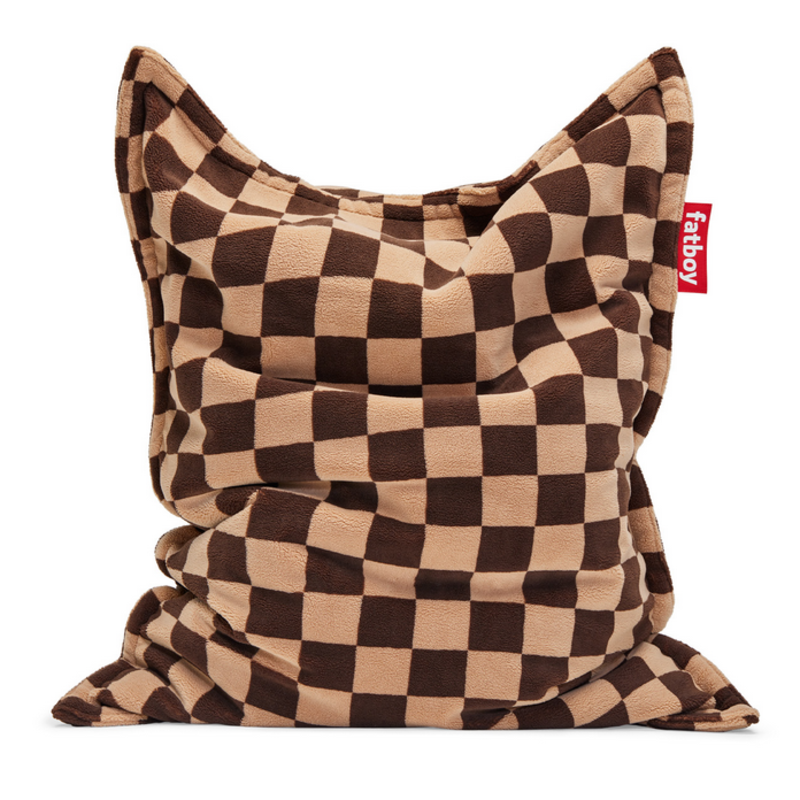 Fatboy-collectie Original Slim zitzak Teddy Chess Brown