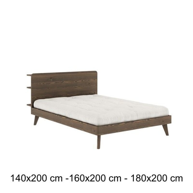 Karup Design-collectie RETREAT BED CAROB BROWN 140 X 200