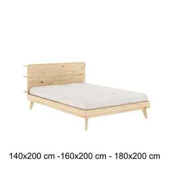 Karup Design RETREAT BED CLEAR LACQUERED 140 X 200