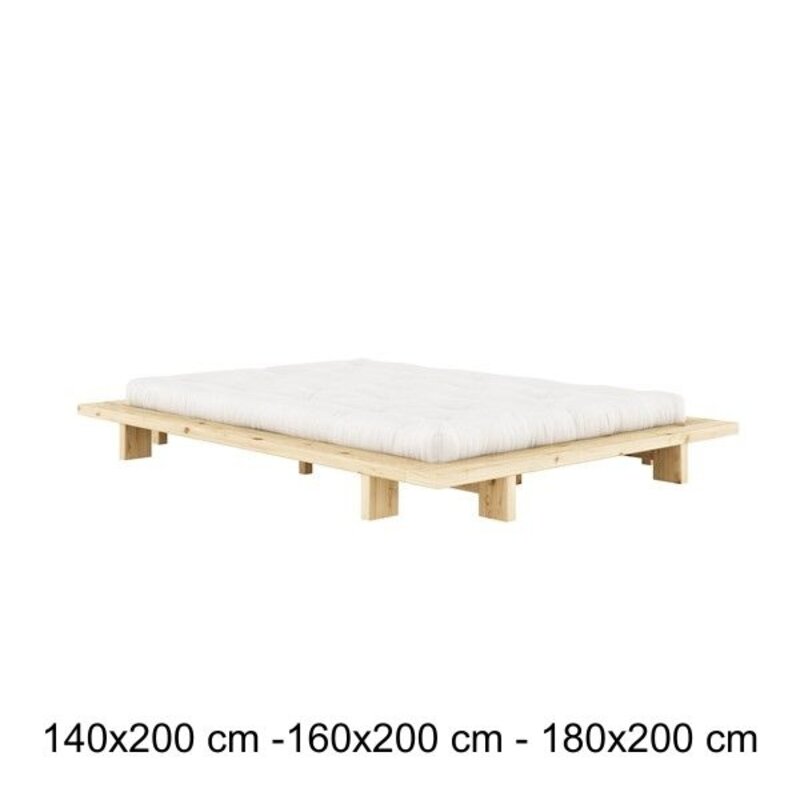 Karup Design-collectie JAPAN BED RAW 140 X 200