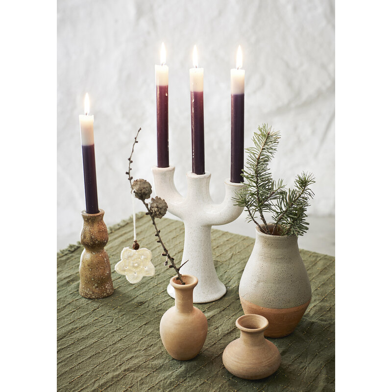 Madam Stoltz-collectie Hand crocheted cotton thread stars (set of 3)