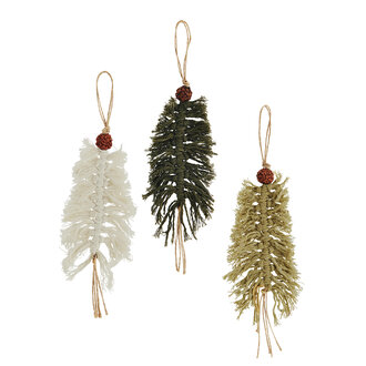 Madam Stoltz Handmade cotton thread trees  ( Set of 3)
