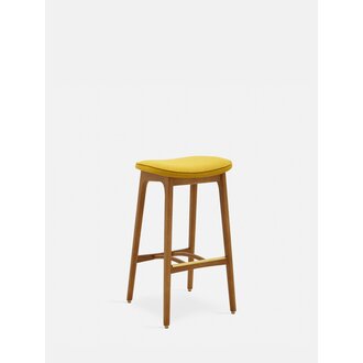 366 Concept 200-190 Barkruk Basic M/75 Wol Mosterd Donker Hout