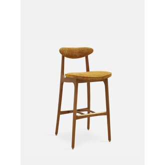 366 Concept 200-190 Barkruk M/75 Marmer Mosterd Donker Hout