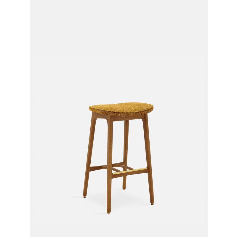 366 Concept 200-190 Barkruk Basic M/75 Marmer Mosterd Donker Hout