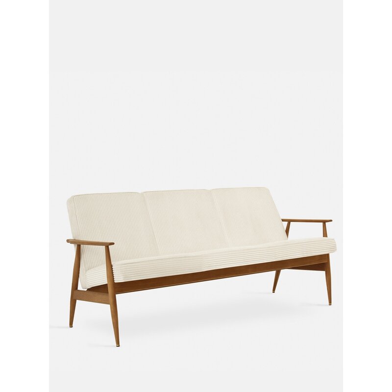 366 Concept FOX 3-zitskoord creme Donker Hout
