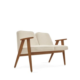366 Concept 366 2-zits Boucle creme Donker Hout