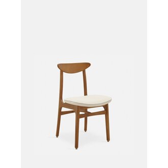 366 Concept 200-190 Stoel Mix Boucle Creme Donker Hout