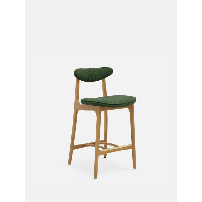 366 Concept 200-190 Barkruk S/65 Boucle Flesgroen Natuurlijk Hout