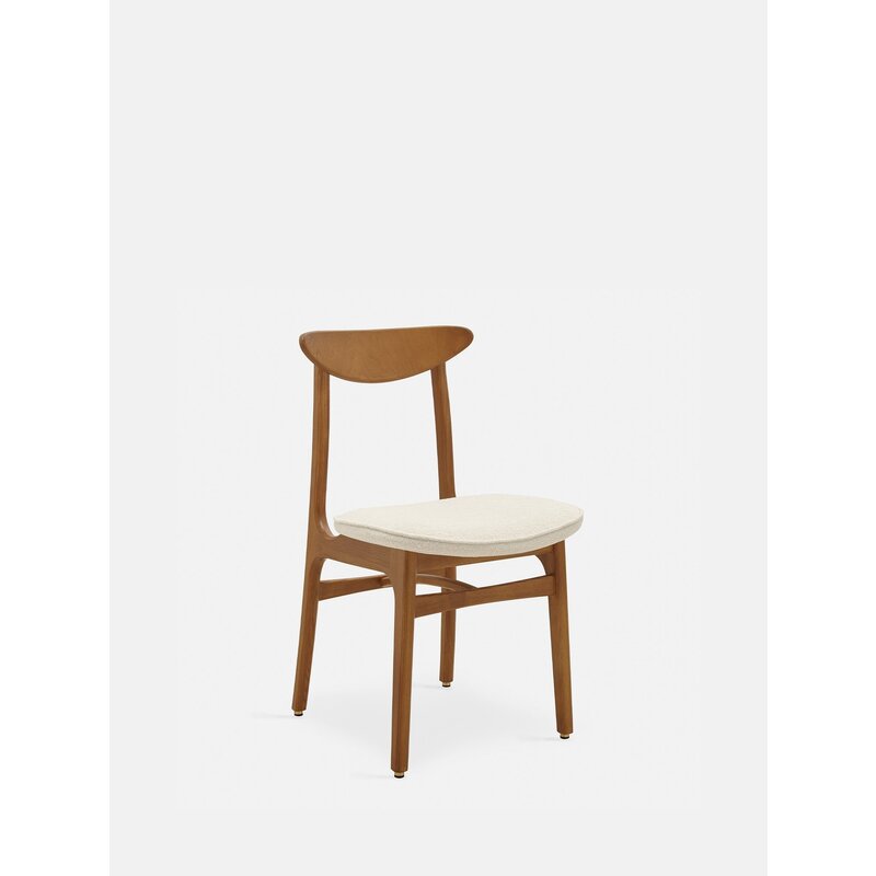366 Concept 200-190 Stoel Mix Boucle Creme Donker Hout